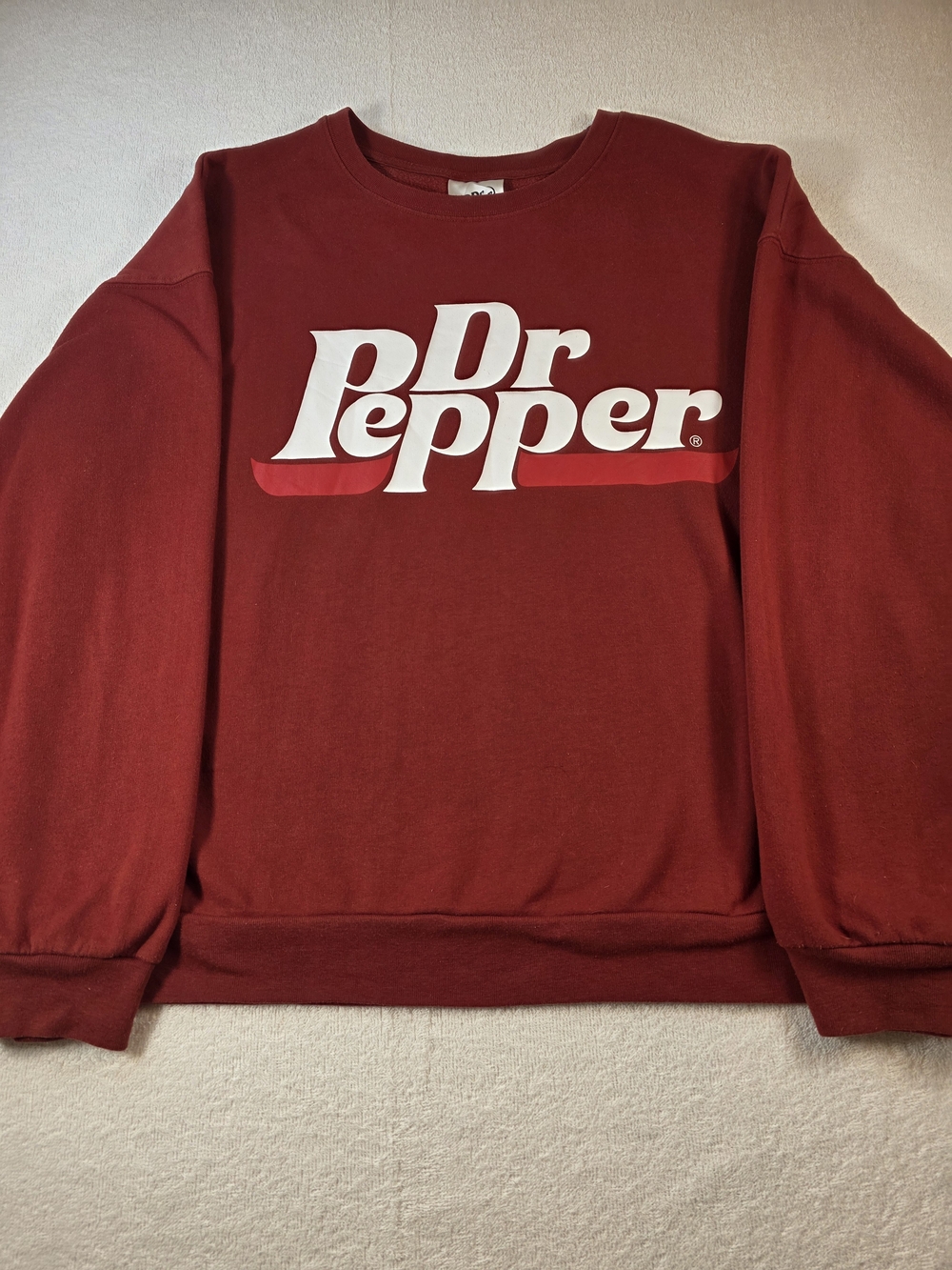 Dr. Pepper  Crewneck Sweatshirt - Deep Red